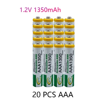 1,2 AAA baterija od 1350 mah Ni-MH Punjiva Baterija AAA Za CD/MP3 player, svjetiljke, daljinski upravljači