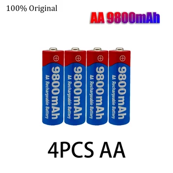 1,5 v AA baterija baterija baterija baterija baterija 9800 mah 1,5 Nova Alkalna baterija baterija baterija baterija baterija za led lampica igračke mp3