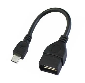 10 cm Micro USB 5pin Nožica na USB2.0 Ženski OTG Kabel Adapter Za Android telefone, Tablet PC
