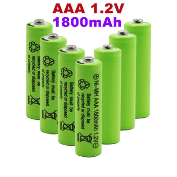 100% potpuno novi i Originalni AAA 1800 mah 1,2 Kvalitetna baterija baterija baterija baterija baterija AAA 1800 mah Ni-MH punjiva baterija 1,2 3A