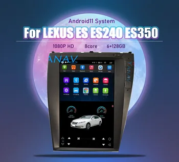 12,8 cm Tesla Ekran Android 11 Auto Radio Za Lexus ES ES240 ES350 ES300 2006-2012 АвтоСтерео GPS Multimedijski Player