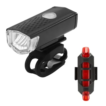 2 komada USB Vodootporan XPE LED Biciklistička Lantern Svjetiljka Biciklistička Prednji Stražnja svjetla Biciklistička Fenjer Pribor Za Bicikle
