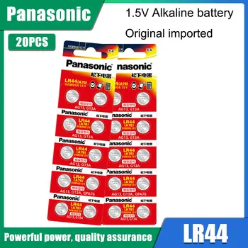 20 kom./1 pakiranje PANASONIC LR44 A76 AG13 0% hg SR1154 357 LR 44 1,5 v baterije Za kalkulatora 0% hg