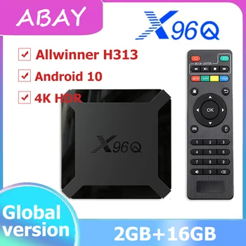 2022 X96Q TV set-top box Android 10,0 2 GB 16 GB Allwinner H313 Quad 4K 60 sličica u sekundi H. 265 2.G Wifi Google Player Store Youtube Pojedinca Ili Kućanstva