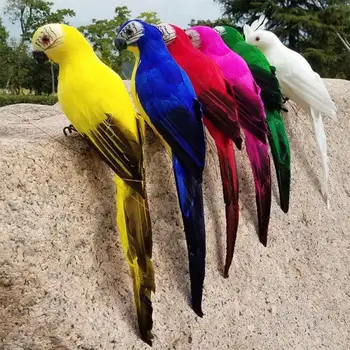 25 cm 35 cm Realan Papagaj Simulacijski Igračka Soft Slatka Divlje Životinje Lutka Kawai Boji Darove Ptica Djecu Ukrasi