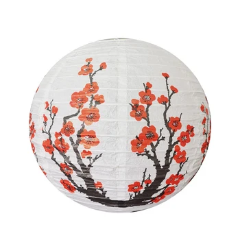 35 cm Cvijet Šljive Cijele Papir Fenjer Abažur Kineski Orijentalni Stil Svjetlo Restoran Svadbena Dekoracija Dekoracija Kuće