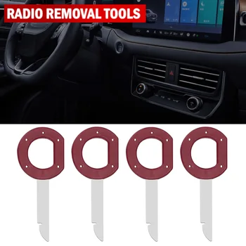 4 kom. Auto CD Player Radio Stereo Izdanju Uklanjanje Alat Za Popravak Set Ključeva Alat iz Lima za Audi, VW, Volkswagen, Mercedes Benz