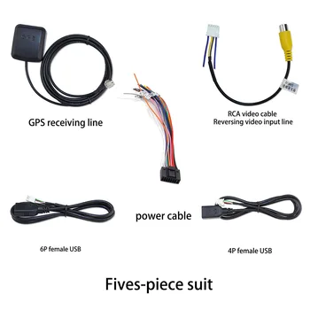 4 Kontakta USB 6 Kontakata USB10 Kontakata RCA Kabel za Napajanje 4G GPS Antena Kabel Za Mms Radio Android