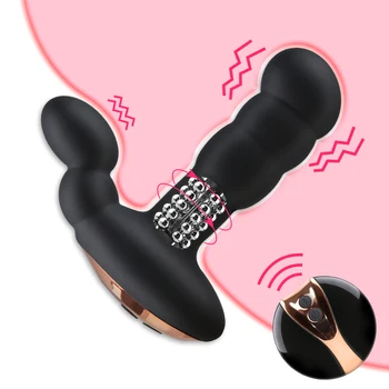 Analni Vibrator za G-Spot Seks-Igračke za Odrasle Žene Muškarce Masažu Prostate Stimulira Strapon Dildo u Analnom Analni Čep S Daljinskim Upravljanjem
