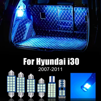 Auto LED Žarulje Za Hyundai i30 2007 2008 2009 2010 2011 Unutarnji Dome Svjetiljka Svjetiljka Za Čitanje Туалетное ogledalo i Pribor Za Svjetiljke Prtljažnika