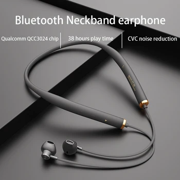 Bežične Slušalice Bluetooth Slušalice Шейная Slušalice sa Mikrofonom Slušalice Stereo Zvuk Magnetska Sportski Glazba Qualcomm čip