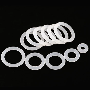 Bijela silikonska Zaptivna Brtva OD 3 ~ 55 mm, Prehrambena Guma, Izolira Okrugli Brtveni prsten O-spoj pečata, silikonski prsten