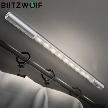 BlitzWolf UV led žarulja punjive noćne svjetiljke senzorom pokreta led svjetiljka inteligentan susatav ormar za spavaću sobu pod ormar, kuhinjski svjetiljke