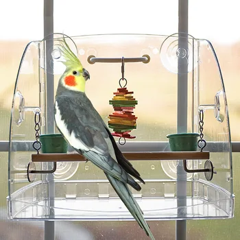 CAITEC Bird Toy Window Gaming Centar Vanjski Dizajn ПрочныйПрочный otporan na Укусам je Pogodan za Male Papige