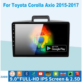 Carplay 4 CORE Android 10 Za Toyota Corolla Axio Fielder 2015 2016 2017 Auto Radio Media Player Stereo 2DIN Ruski