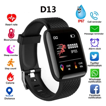 D13 Pametni Sat Elektronski Sportske Pametni Sat Fitness Tracker Za Android-Smartphone-IP67 Vodootporan Sat