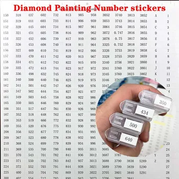 Diamond Slikarstvo Pribor 546 mreže Broj naljepnice za 5D Diamond slikarstvo Kutija Za Pohranu Diamond Vez alati