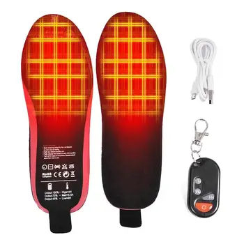 Električni Ulošci Za Cipele, Grijani Zimski Topliji Za Noge Grijaći Ulošci USB-Punjive Ulošci Električni Grijani Topli Tepih Za Čarape