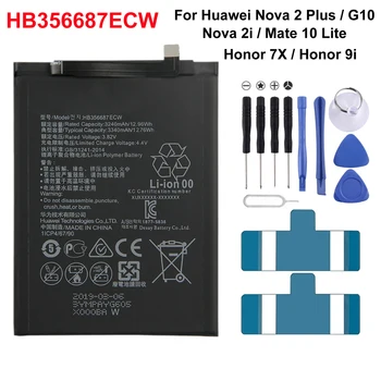 HB356687ECW Baterija za Huawei Nova 2 Plus/Nova 2s/Mate 10 Lite/Nova 3i/Nova 4e/Honor 7X/P30 Lite Baterije za telefone + Alata