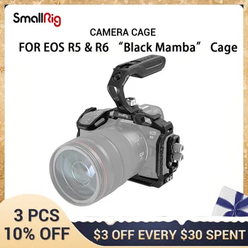Kavez za kameru SmallRig Black Mamba s kopčom za HDMI kabela i gornjom ručkom za Canon EOS R5 & R6 & R5 C Skladište 3233/3234