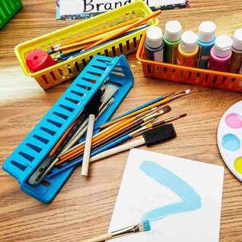 Koš-organizator za olovke u učionici ili olovka sa različitim casual bojama (10 paketića)