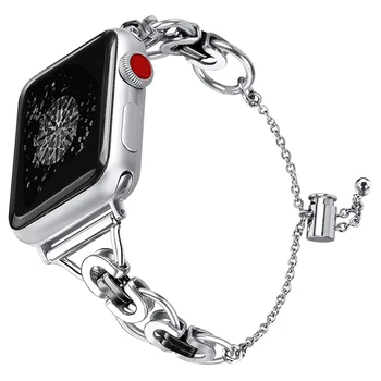 Lako Podesiva Narukvica za Apple Watch Band Series 8 7 5 4 6 SE Metalni Remen Ultra 49 mm 41 mm 45 mm 40 mm 44 mm Remen s Lancem