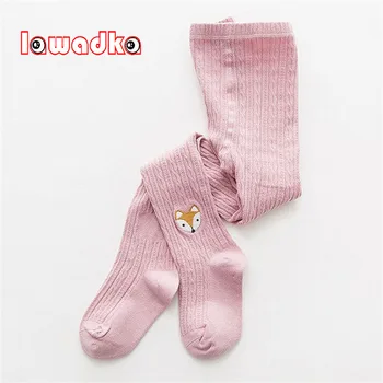 Lawadka/od 1 do 8 godina, Nove Proljeće-jesen / zima Dječje čarape za Djevojčice, Pamučne hulahopke s likovima iz crtića za Djevojčice, pletene čarape s fleksibilnim gumicom u struku