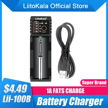 LiitoKala Lii-100 Lii-100B 18650 Baterija smart Punjač Za 26650/18350/16340/18500/AA/AAA 3,7 1,2 3,2 U LiFePO4 baterija