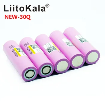 LiitoKala Za Novi INR18650 30Q 18650 3000 mah litij baterija baterija baterija baterija baterija Baterija S visokim pražnjenja