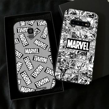 Logo Marvel Avengers Za Samsung Galaxy S10 S9 S8 Plus Lite S10E Za Samsung S10 5G Torbica Za telefon Od Mekog Tekući Silicij TPU Carcasa