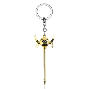 Modni privjesak YuGiOh Cosplay Yu-Gi-Oh Millennium Rod Zlatni metalni model Privjesak privjesak za ključeve cosplay ukrasi