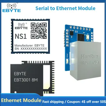 Modul Ethernet EBYTE NT1-B/NT1/NS1/EBT3001 Razinu TTL za RJ45 Ethernet, Modbus Gateway MQTT Dinamička IP Niska potrošnja energije
