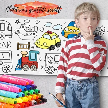 obrazovanje djeteta dužine 3 m, moguće je smjestiti uz pomoć papira za crtanje grafita, prljavi zidovi ne mogu se koristiti kao naljepnica, papir za ponovnu uporabu