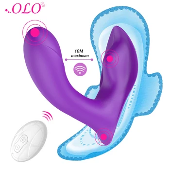 OLO 10 Autocesta Daljinski Upravljač, Nosivi Dildo Vibrator Seks-Igračka za Žene Klitoris Stimulira Vaginu Ženski Masturbator Gaćice Vibrator