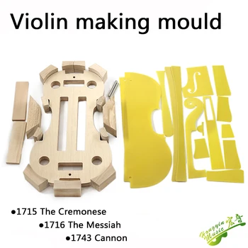 Predložak obrasca za izradu violina u obliku Cremona Mesija cannon head zvučna rupa 4/4