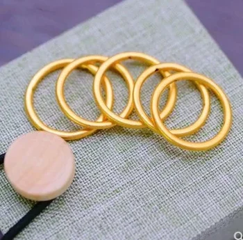 prsten od čistog zlata 24k 999 24k zlatni prsten za žene prsten na prst vjenčano prstenje oko 0,5 G i 1 g /kom.