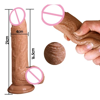 Realistični Dildo sa Snažnim sisanje čaša Realno Seks-Igračka za Penis Pravi sa Snažnim Usisavanjem-Analni Seks-Igračke Šalica Za Masturbaciju