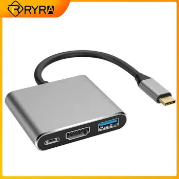RYRA Novi Usb C HDMI-kompatibilnu Aluminijske USB C HDMI-kompatibilnu 3.1 Pretvarač ac Adapter Type C u USB 3.0 /Adapter-hub Type C.