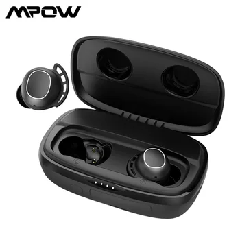 Slušalice Mpow M30 Plus Bluetooth 5,0 Ove Bežične slušalice sa kontrolama na dodir IPX8 Vodootporne Slušalice sa 100 satima reprodukcije