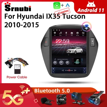Srnubi Android 11,0 Auto Radio za Hyundai IX35 Tucson 2010-2015 Multimedija Video 2Din 4G WiFi, Navigacija Carplay Glavna Jedinica