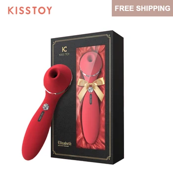 stimulator klitorisa Ženski seks-igračka Silikagel Crvena pametan grijaći vibrator da sisa klitoris Igračke za bradavice g spot Par флир seks-igračku