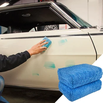 Stiropor-aplikator od mikrovlakana premium, Ultra-nježna sredstva za čišćenje brtve za detalje automobila, savršen za voštanih brtvila i drugih uređaja Plava