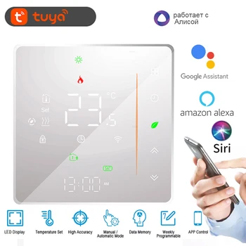 Tuya Smart Life Wifi Termostat za Prikaz Vremenske Plinski Kotao i Toplo podno grijanje Kućni Regulator Temperature Alexa Google