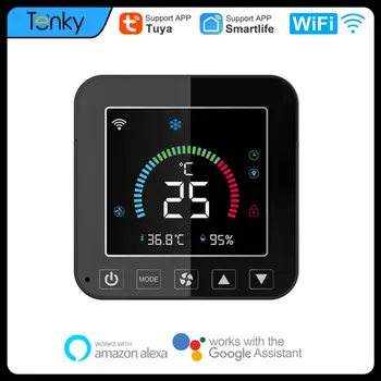 Tuya WIFI Kontroler klima uređaja i inteligentni senzor temperature i vlažnosti Pametna Početna Automatizacija Radi Alexa Google Home