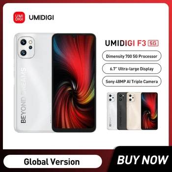 UMIDIGI F3 5G Android Telefon 12 Smartphone s dijagonalom od 700 6,7 