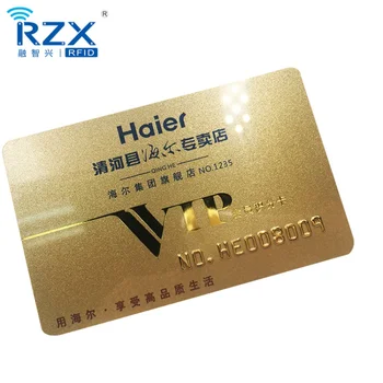 Visokokvalitetna posjetnica od PVC plastike Sa Zlatnim slovima Veličine Kreditne Kartice