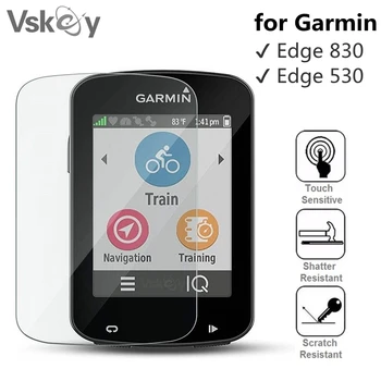 VSKEY 5 kom. Kaljeno Staklo za Garmin Edge 830 Edge 530 Zaslon Zaštitnik Biciklizam GPS Mountain Bike Protiv Ogrebotina Zaštitna Folija