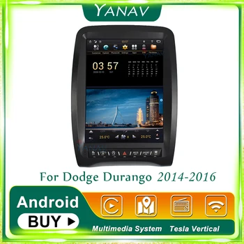 Za Dodge Durango 2014-2016 Android 2 Din Auto Radio Audio GPS Navigacija Stereo Prijemnik Multimedijalni MP3 Player Vertikalni prikaz