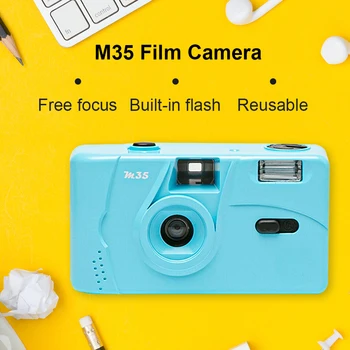 Za Filmskom Kamerom Kodak Vintage M35 Jednokratna Klasicni filmske kamere Stroj Ručno Reusable filmske Kamere s Bljeskalicom