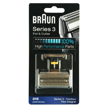 Zamjenjive oštrice za električni brijač 31S Braun (serija 5000) Contour Flex XP Integral Shaver (5775 5875 5877 5895 6520 5000)